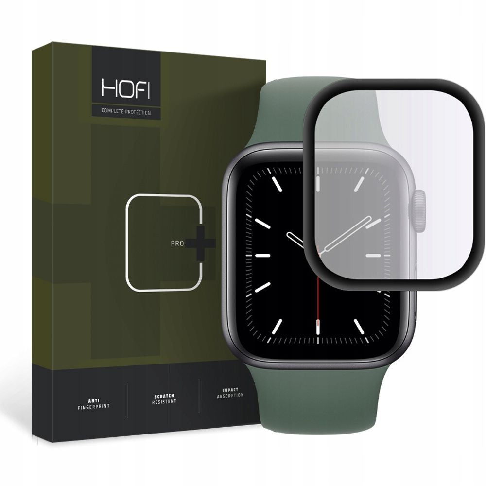 HARTGLAS FÜR APPLE WATCH 40 MM HOFI HYBRIDGLAS SCHWARZ