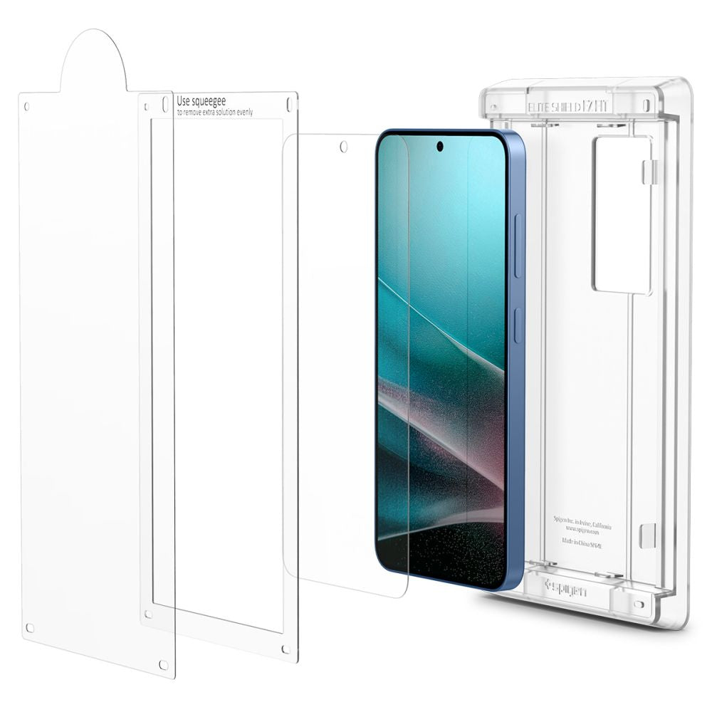 Gehärtetes Glas Spigen Elite Shield "EZ FIT" HD Galaxy S25+ Plus Klar