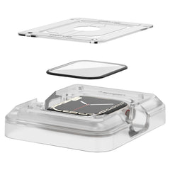 2X Panzerglas für Apple Watch 45 mm Spigen Proflex "EZ FIT" 2-Pack Klar