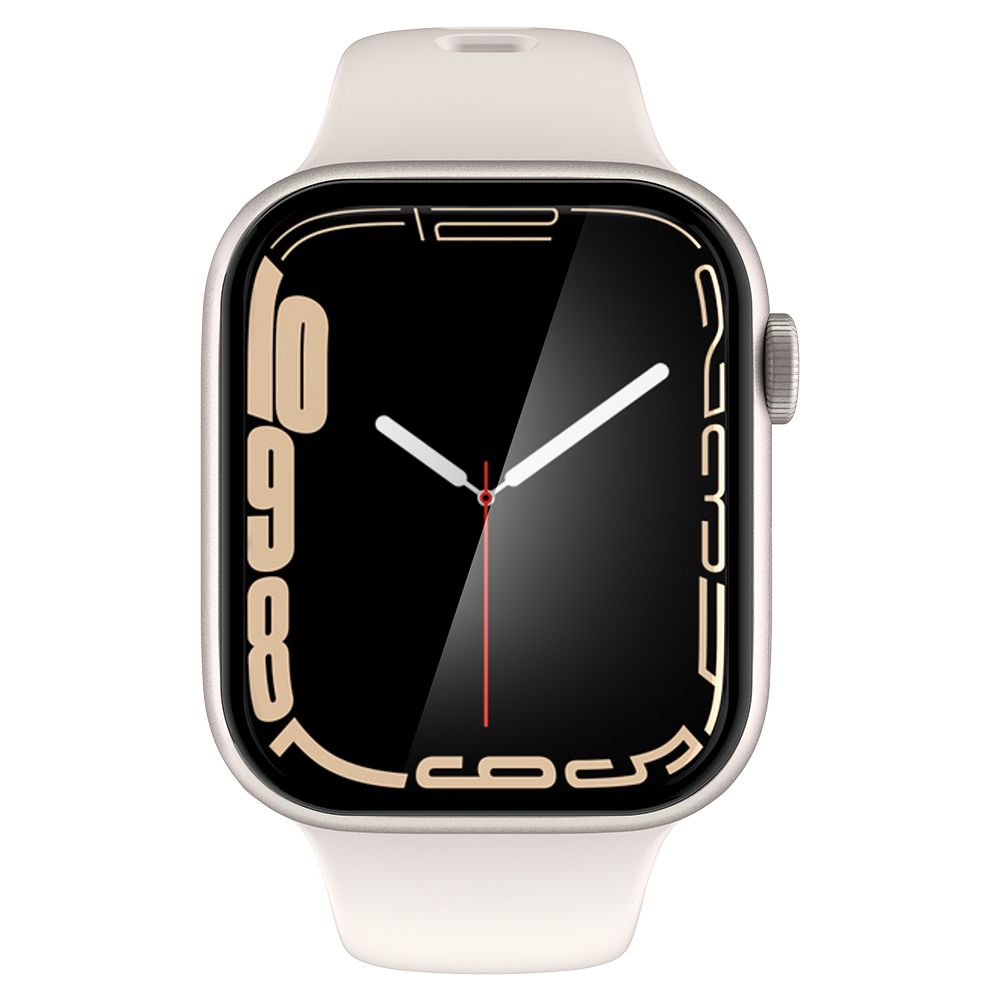 2X Panzerglas für Apple Watch 45 mm Spigen Proflex "EZ FIT" 2-Pack Klar