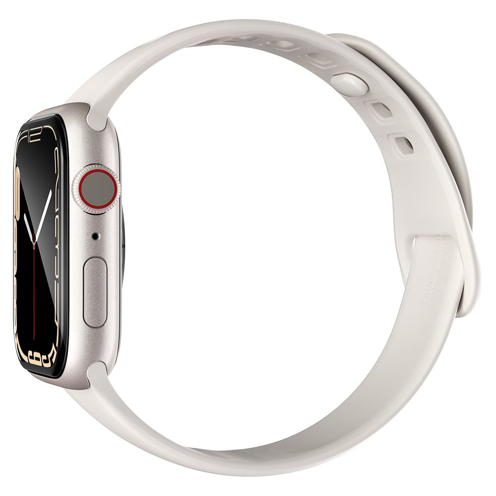 2X Panzerglas für Apple Watch 45 mm Spigen Proflex "EZ FIT" 2-Pack Klar