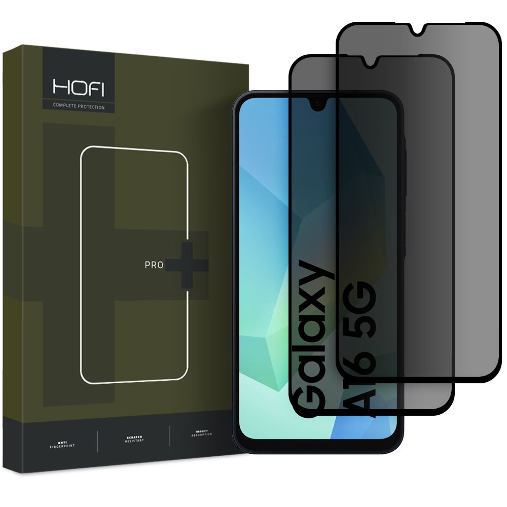 HARTGLAS HOFI ANTI SPY GLASS PRO+ 2-PACK GALAXY A16 4G / 5G PRIVATSPHÄRE