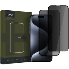 HARTGLAS HOFI ANTI SPY GLASS PRO+ 2-PACK IPHONE 16 PRIVATSPHÄRE