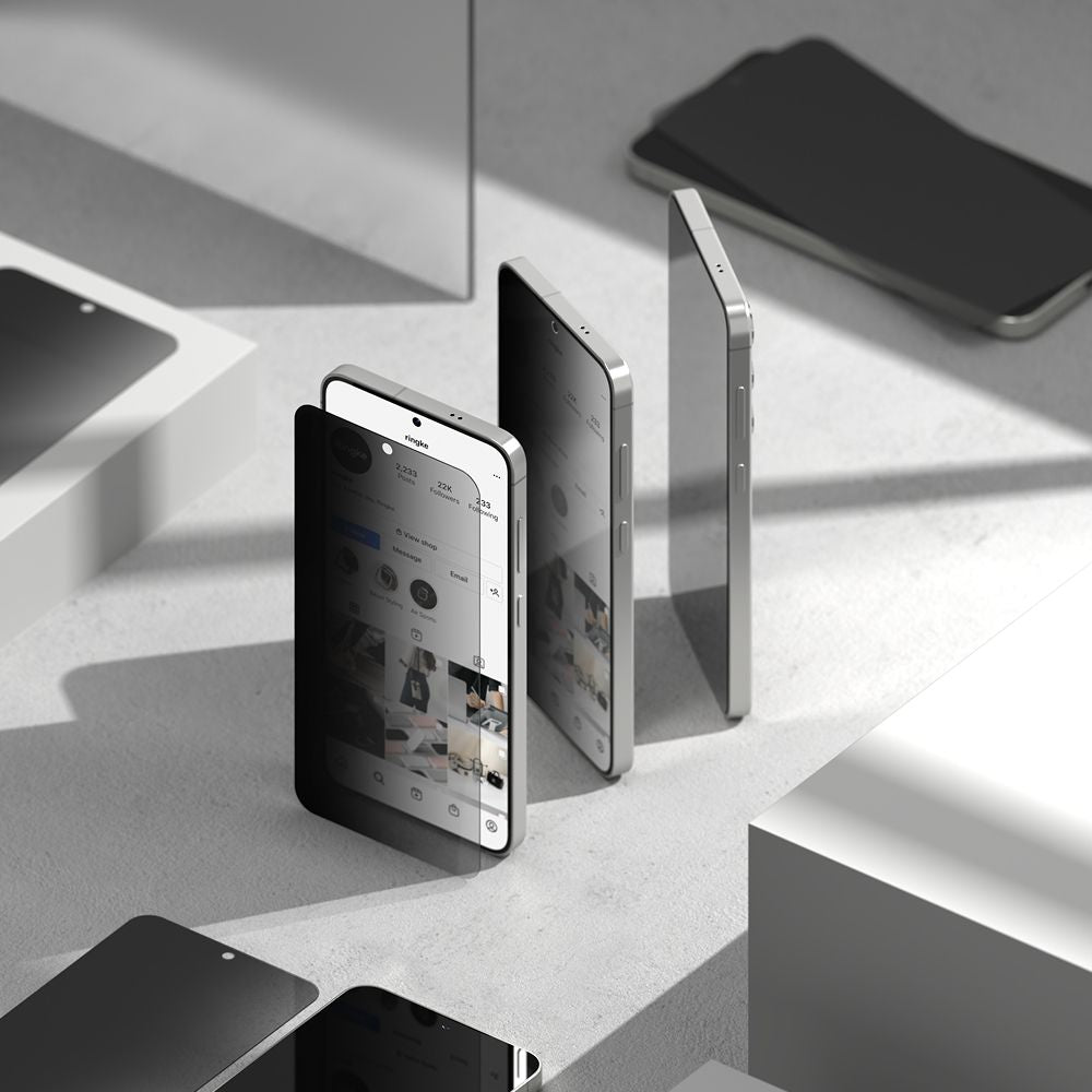 Gehärtetes Glas RINGKE EASY SLIDE 2-PACK GALAXY S25+ PLUS PRIVATSPHÄRE