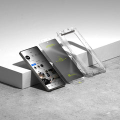 Gehärtetes Glas Ringke Easy Slide 2-Pack Galaxy S25 Ultra Datenschutz