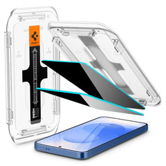 Gehärtetes Glas Spigen Glas.Tr "EZ FIT" HD 2-Pack Galaxy S24 / S25 Datenschutz
