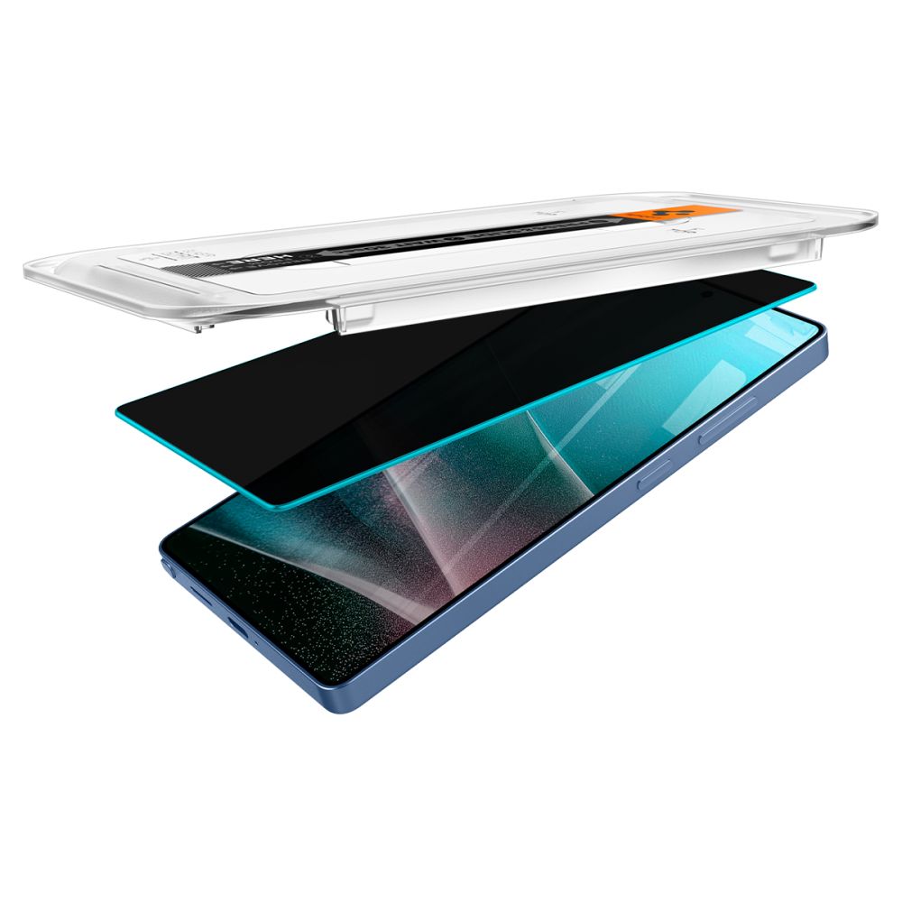 Gehärtetes Glas Spigen Glas.Tr "EZ FIT" HD 2-PACK GALAXY S25 ULTRA PRIVACY