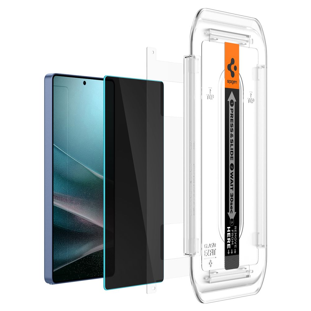 Gehärtetes Glas Spigen Glas.Tr "EZ FIT" HD 2-PACK GALAXY S25 ULTRA PRIVACY