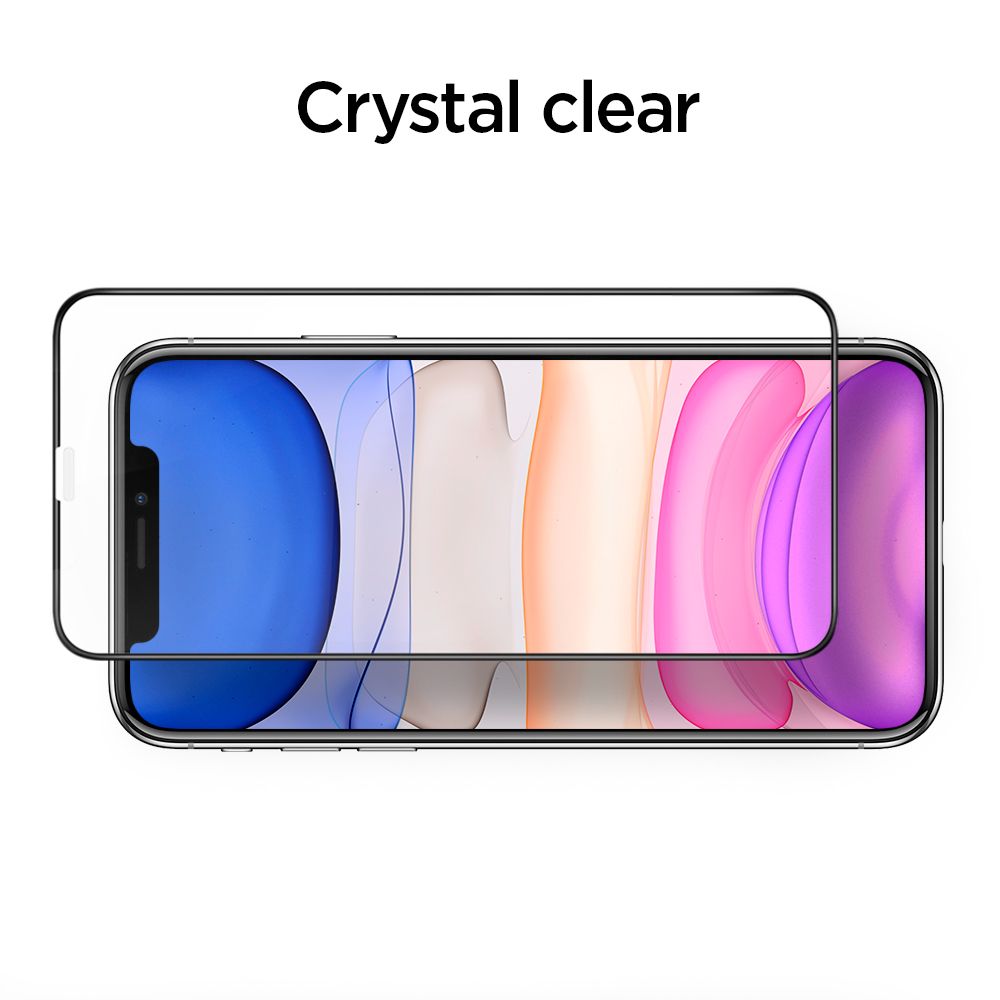 SPIGEN ALM GLAS.TR SLIM 2-PACK IPHONE 11 HARTGLAS