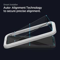 2X GESCHÜTZTES GLAS SPIGEN ALM GLASS FC 2-PACK IPHONE 12/12 PRO SCHWARZ