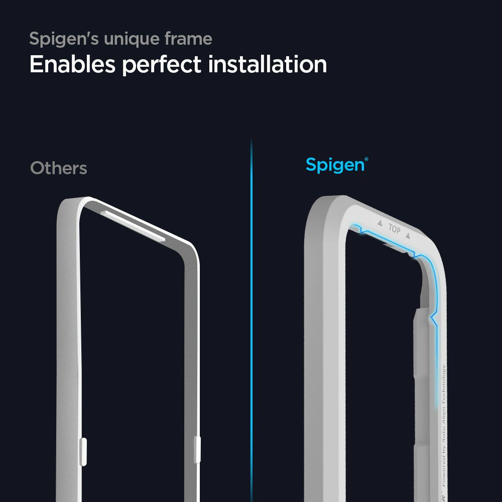 2X GESCHÜTZTES GLAS SPIGEN ALM GLASS FC 2-PACK IPHONE 12/12 PRO SCHWARZ