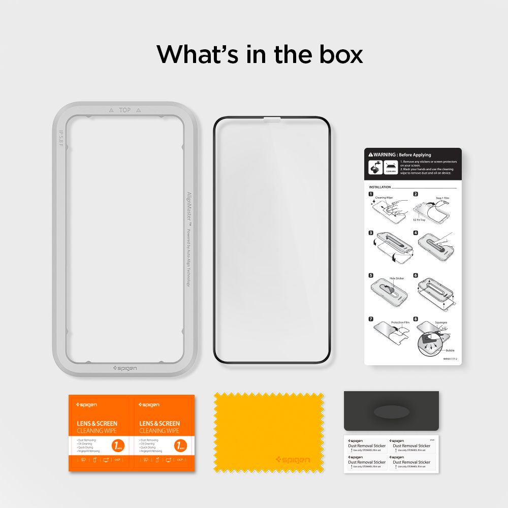 SPIGEN ALM GLAS FC IPHONE 11 SCHWARZ