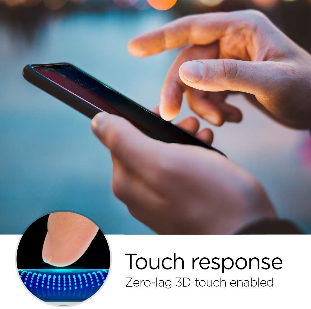 SPIGEN ALM GLASS.TR IPHONE 11 PRIVACY HARTGLAS