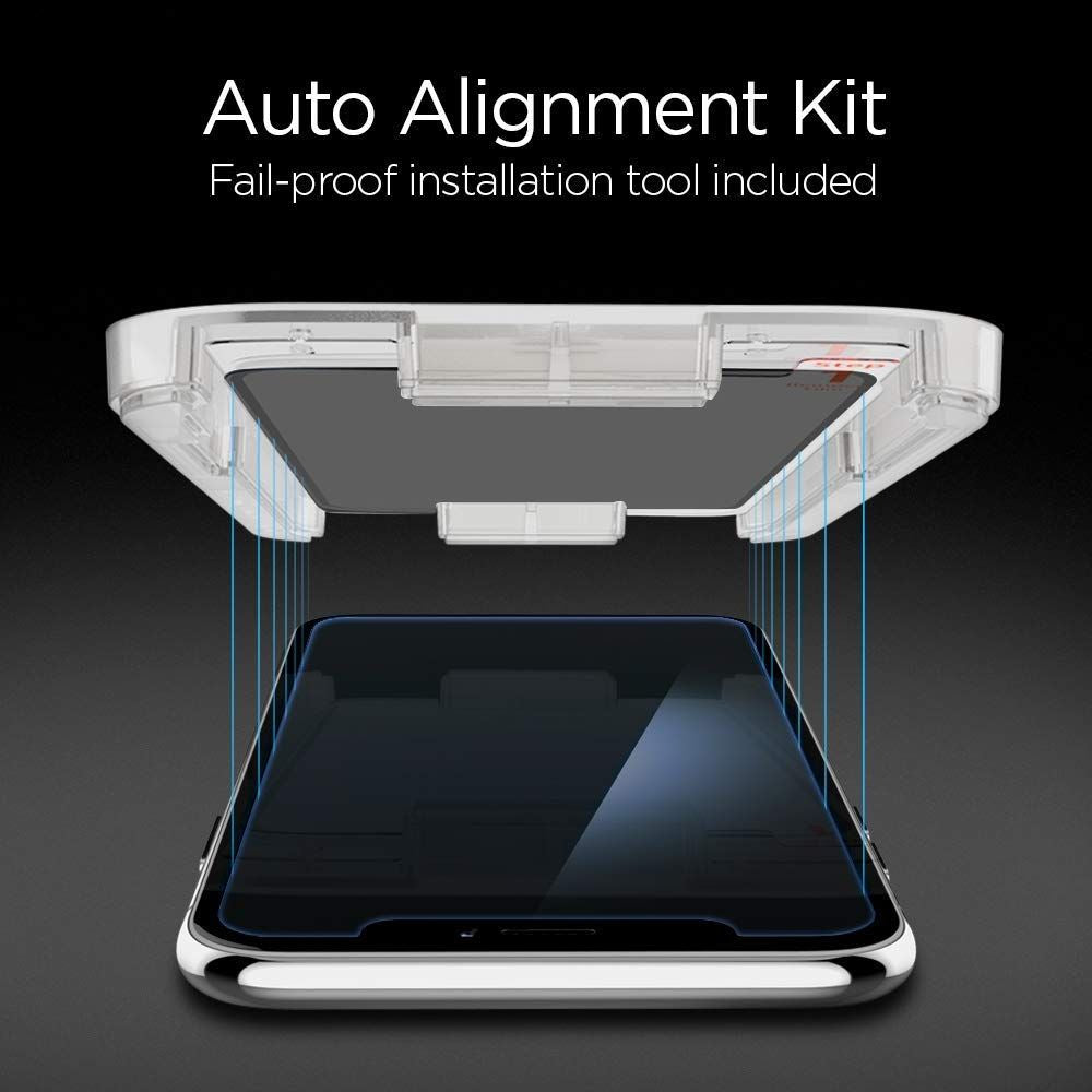 SPIGEN ALM GLASS.TR IPHONE 11 PRIVACY HARTGLAS