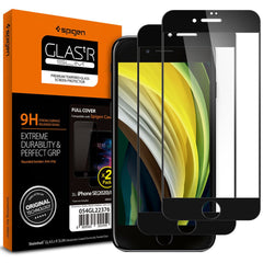 SPIGEN GLAS FC 2-PAKET IPHONE 7/8/SE 2020 / SE 2022 SCHWARZ