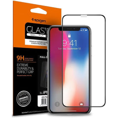 HARTGLAS SPIGEN GLASS FC IPHONE X/XS SCHWARZ