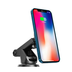 HANDYHALTERUNG FÜR DAS AUTO MIT DRAHTLOSEM LADEN TECH-PROTECT A2 MAGNETIC MAGSAFE DASH CAR MOUNT WIRELESS CHARGER 15W SCHWARZ