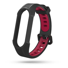 REMEN FÜR XIAOMI MI BAND 5 / 6 / 6 NFC HEYBAND SHIELD SCHWARZ/ROT