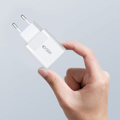 NETZLADEGERÄT FÜR HANDY UND TABLET TECH-PROTECT C20W 2-PORT NETZLADEGERÄT PD20W SCHWARZ