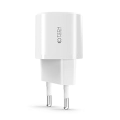 NETZLADEGERÄT FÜR HANDY UND TABLET TECH-PROTECT C20W MINI 2-PORT NETZLADEGERÄT PD20W/QC3.0 SCHWARZ