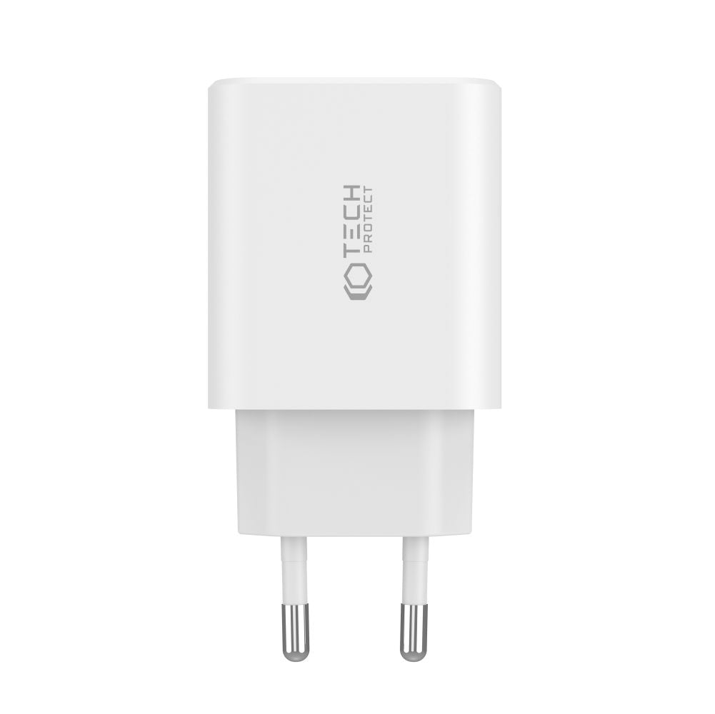NETZLADEGERÄT FÜR HANDY UND TABLET TECH-PROTECT C30W 3-PORT NETZLADEGERÄT PD30W/QC3.0 SCHWARZ