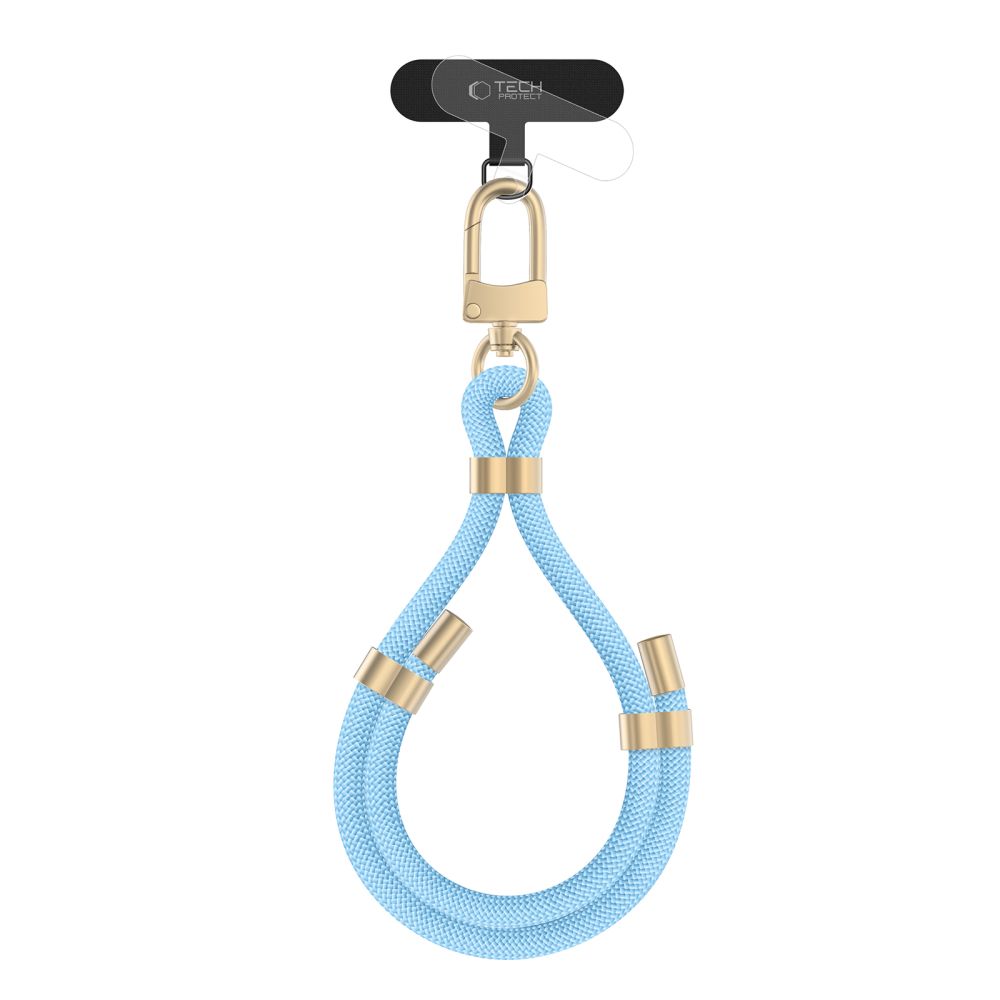 TECH-PROTECT C4S SEIL HANDGELENKSTRAP BABYBLAU/GOLD