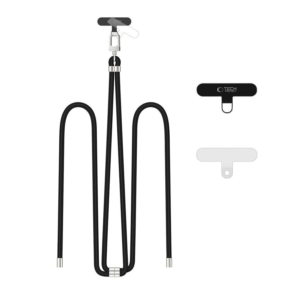 TECH-PROTECT C7S SEIL CROSSBODY GURT SCHWARZ/SILBER