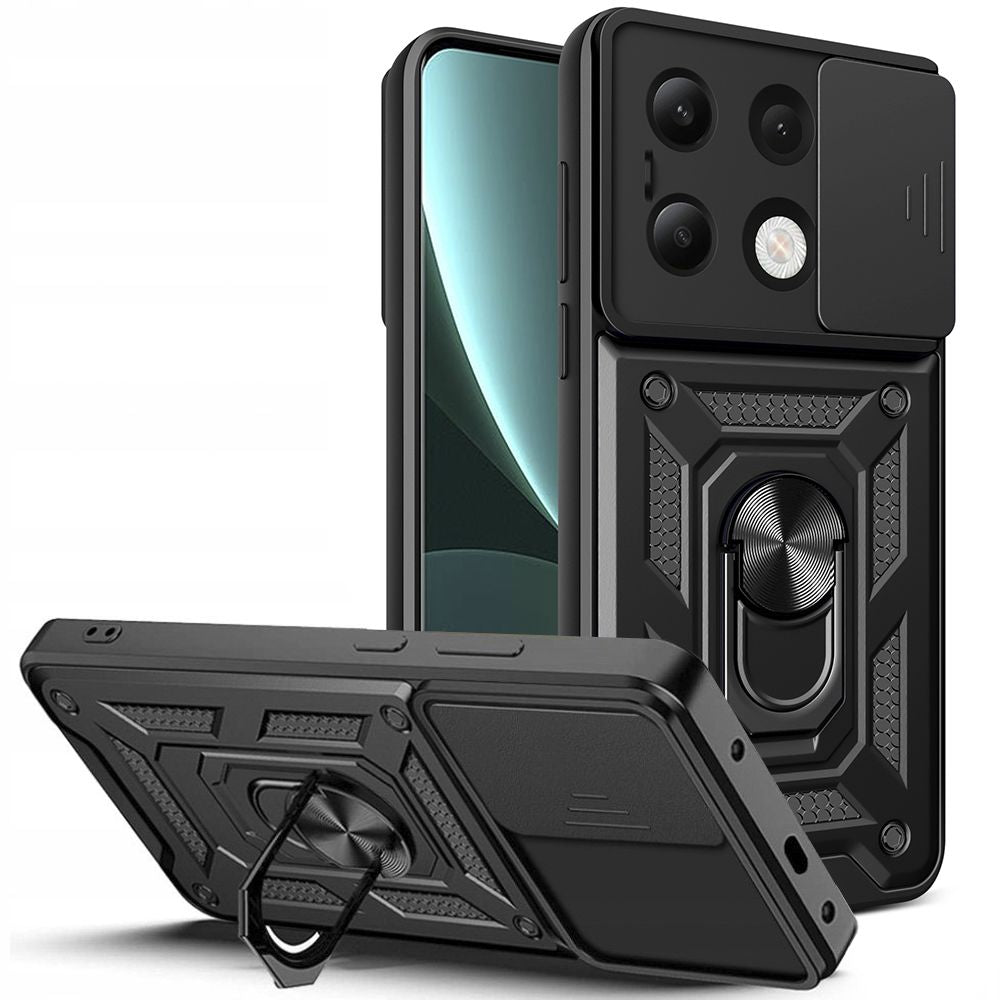 TECH-PROTECT CAMSHIELD PRO HÜLLE FÜR XIAOMI REDMI NOTE 13 4G / LTE SCHWARZ