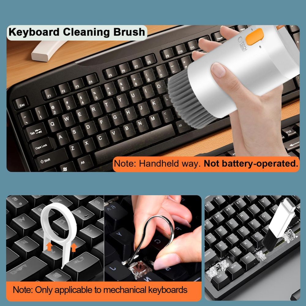 TECH-PROTECT CS01 REINIGUNGSSET 20IN1 FÜR HANDY & OHRHÖRER & TABLET & LAPTOP WEISS