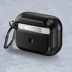 TECH-PROTECT DEFENDER HOOK MAGSAFE HÜLLE FÜR APPLE AIRPODS PRO 1 / 2 SCHWARZ