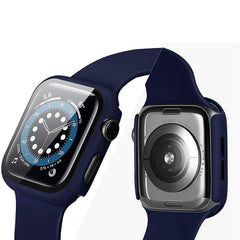 360° SCHUTZHÜLLE FÜR APPLE WATCH 41 MM DOOP DEFENSE 360GUARD SCHWARZ