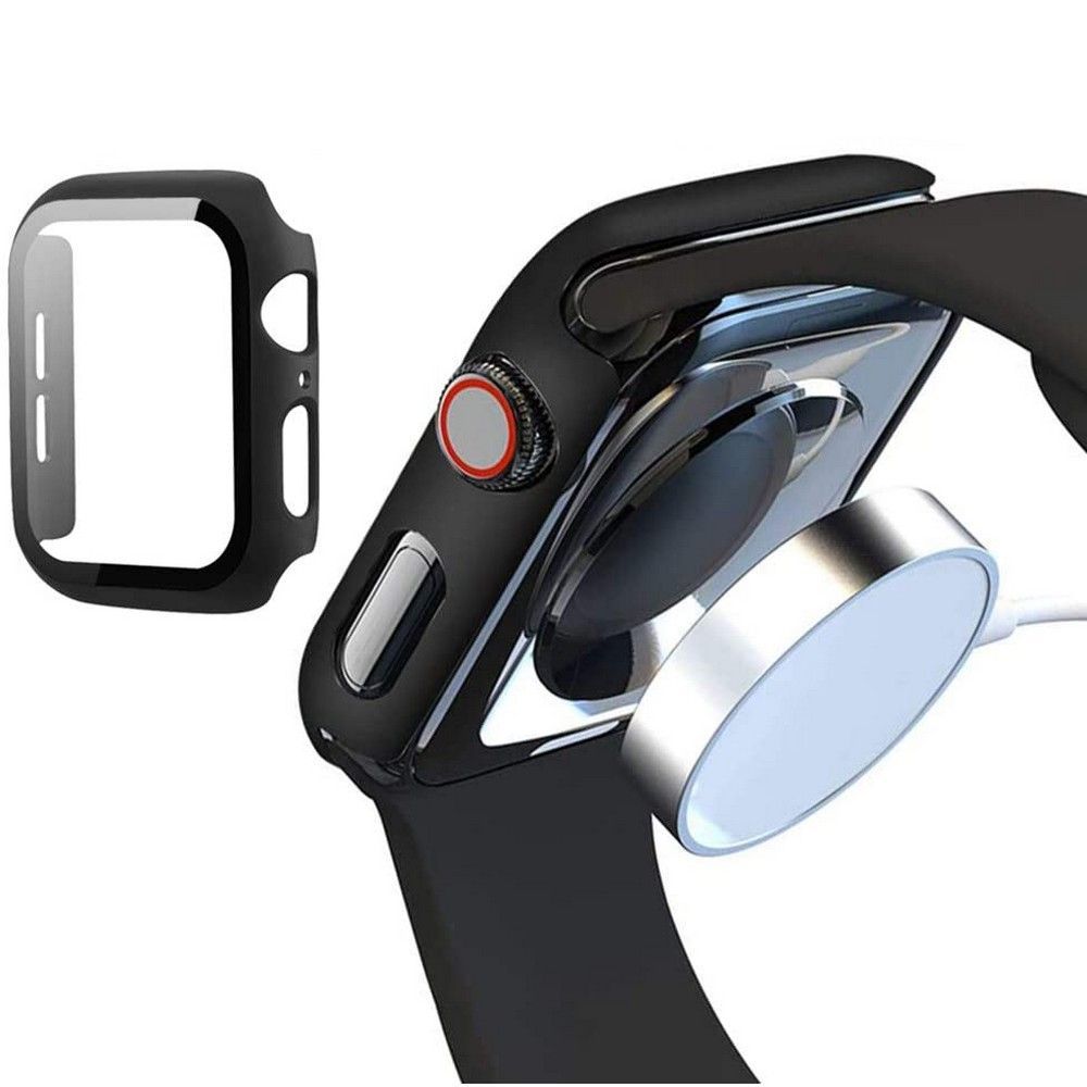 360° SCHUTZHÜLLE FÜR APPLE WATCH 41 MM DOOP DEFENSE 360GUARD SCHWARZ