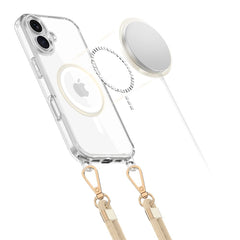 TECH-PROTECT FLEXAIR KETTENHÜLLE MAGSAFE IPHONE 16E SCHWARZ & TAUPE