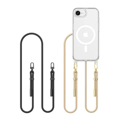 TECH-PROTECT FLEXAIR KETTENHÜLLE MAGSAFE IPHONE 16E SCHWARZ & TAUPE