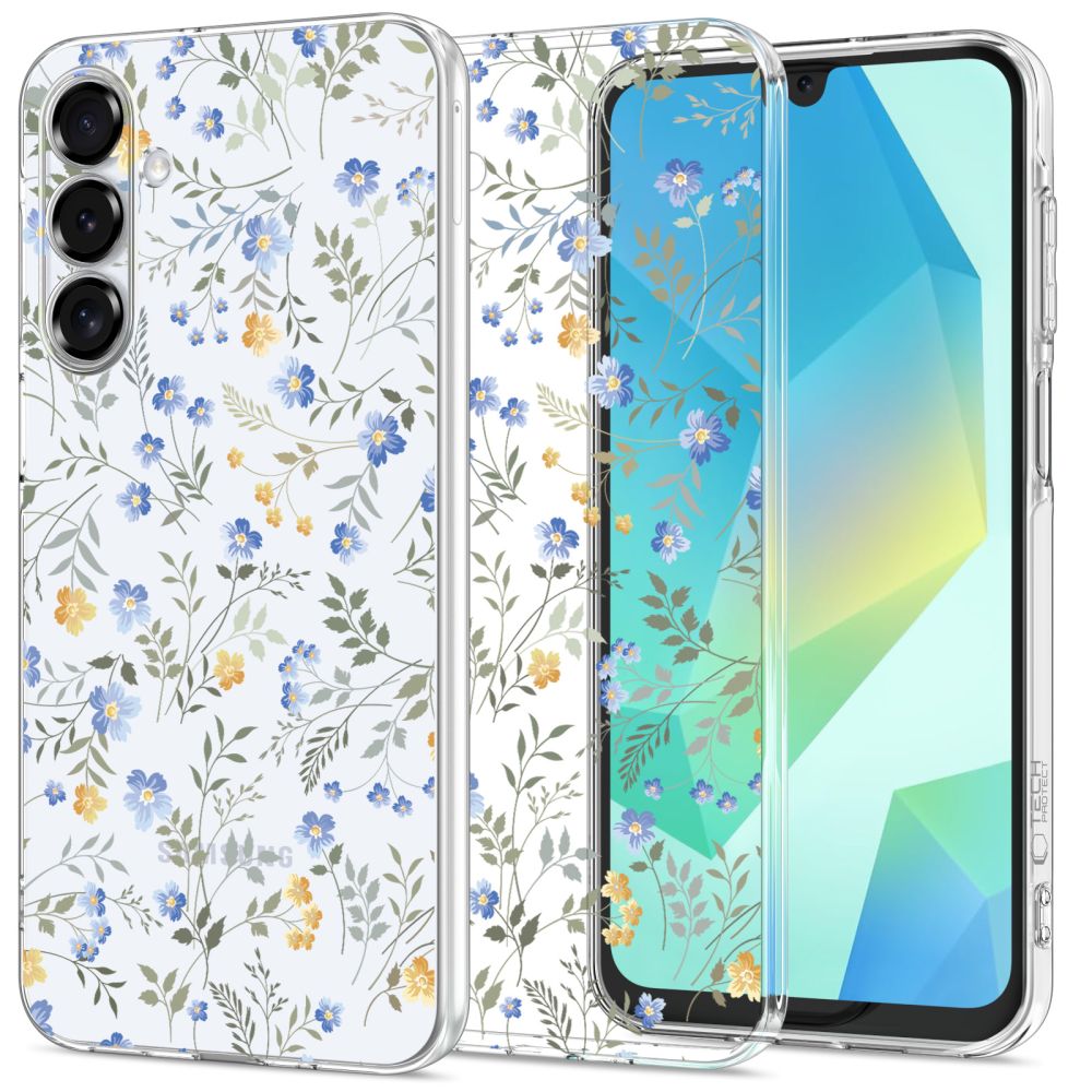 TECH-PROTECT FLEXAIR+ HÜLLE GALAXY A16 4G / 5G FRÜHLINGSBLUMEN