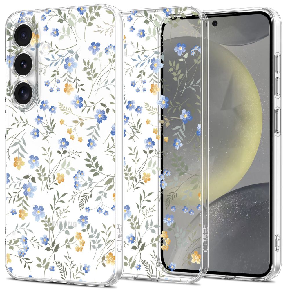 TECH-PROTECT FLEXAIR GALAXY S25 FRÜHLINGSBLUMEN HÜLLE