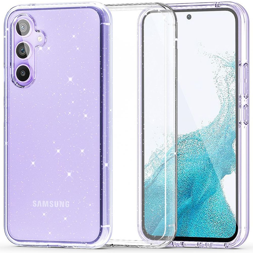 TECH-PROTECT FLEXAIR HYBRID GALAXY S23 FE GLITTER HÜLLE