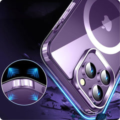 HÜLLE FÜR IPHONE 15 PRO MAGSAFE HEYCASE AIR DEFENSE KLAR