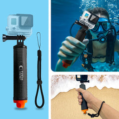 TECH-PROTECT GA100 FLOAT HANDGRIFF GOPRO / DJI SCHWARZ