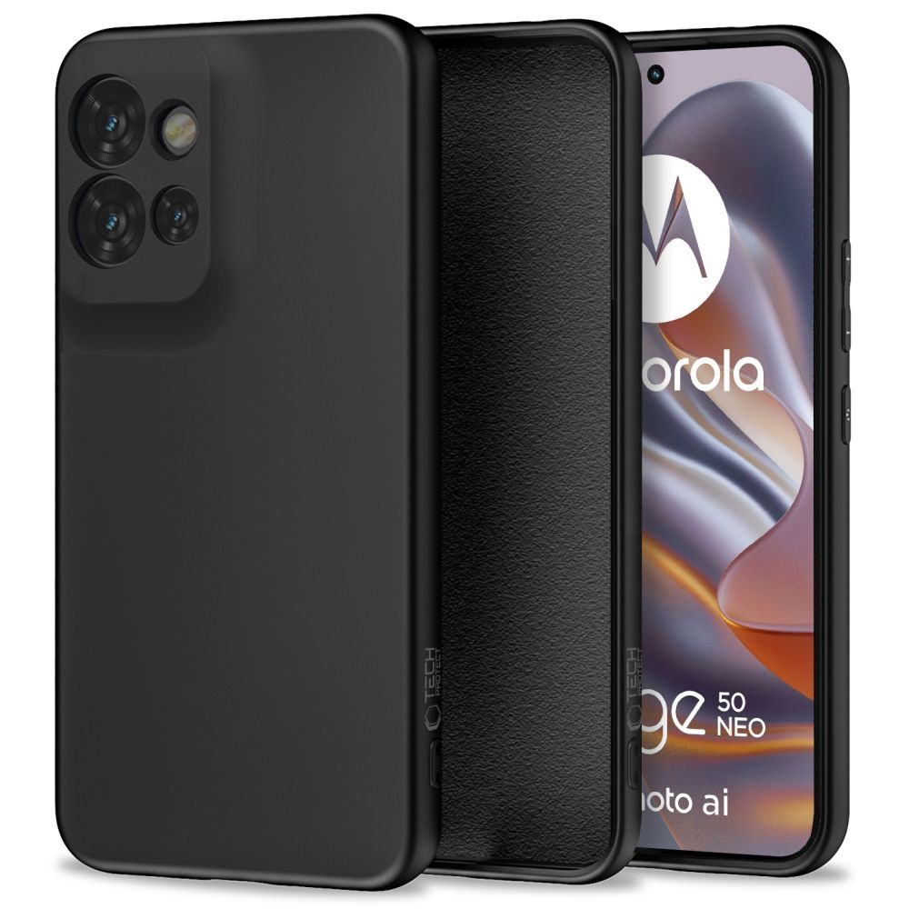 TECH-PROTECT ICON MOTOROLA EDGE 50 NEO SCHWARZ HÜLLE