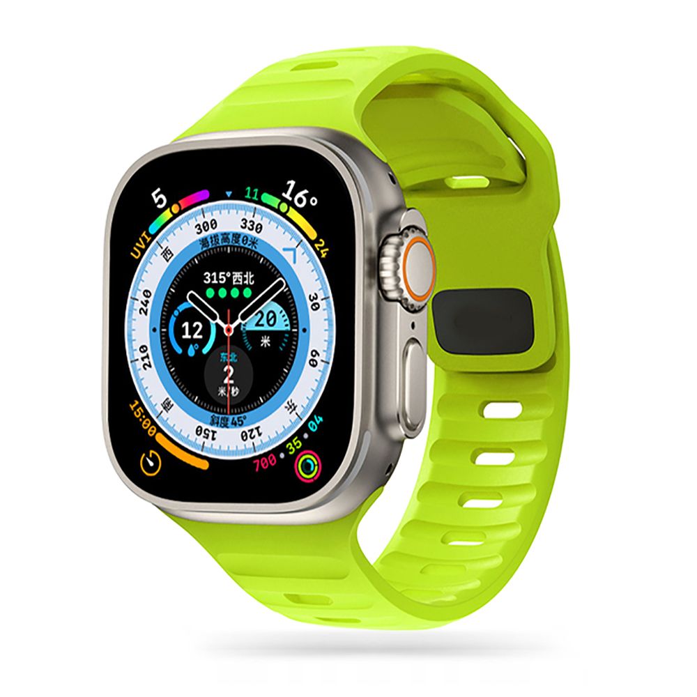 REMEN FÜR DOOP ICONBAND LINE APPLE WATCH 6 / 7 / 8 / 9 / 10 / SE / ULTRA 1 / 2 (44 / 45 / 46 / 49 MM) LIMETTE