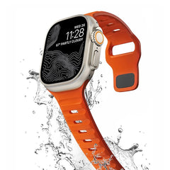 REMEN FÜR DOOP ICONBAND LINE APPLE WATCH 6 / 7 / 8 / 9 / 10 / SE / ULTRA 1 / 2 (44 / 45 / 46 / 49 MM) ORANGE
