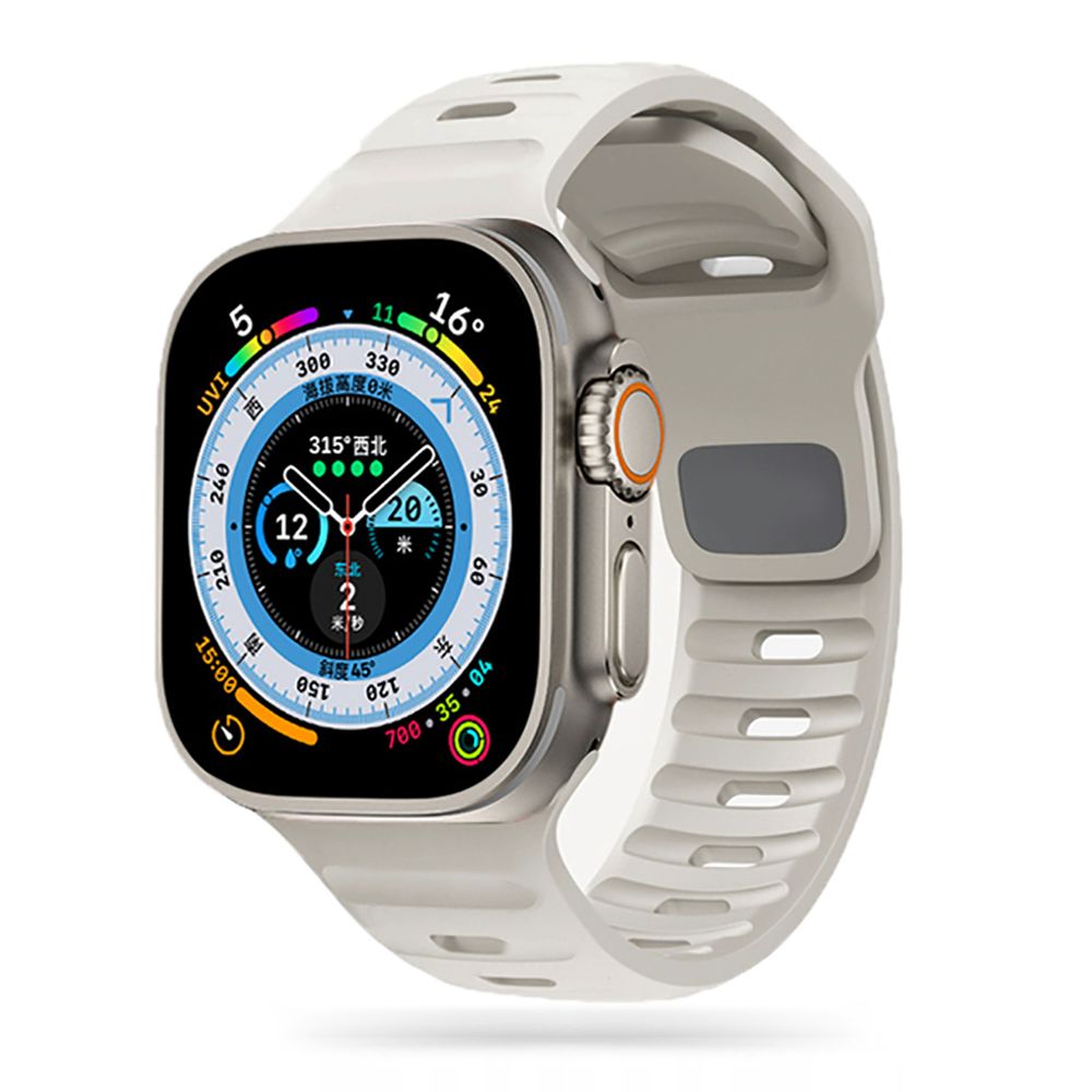 REMEN FÜR DOOP ICONBAND LINE APPLE WATCH 6 / 7 / 8 / 9 / 10 / SE / ULTRA 1 / 2 (44 / 45 / 46 / 49 MM) STARLIGHT