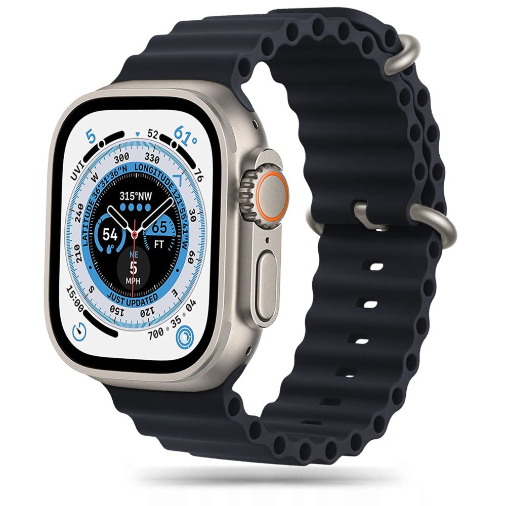 REMEN FÜR DOOP ICONBAND PRO APPLE WATCH 6 / 7 / 8 / 9 / 10 / SE / ULTRA 1 / 2 (44 / 45 / 46 / 49 MM) SCHWARZ