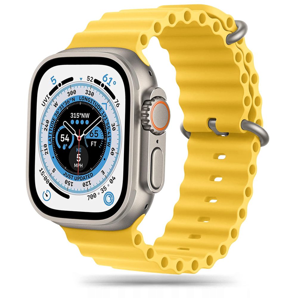 REMEN FÜR DOOP ICONBAND PRO APPLE WATCH 6 / 7 / 8 / 9 / 10 / SE / ULTRA 1 / 2 (44 / 45 / 46 / 49 MM) GELB