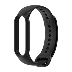 SILIKONARMBAND FÜR XIAOMI MI BAND 5 / 6 / 6 NFC / 7 HEYBAND ICON SCHWARZ