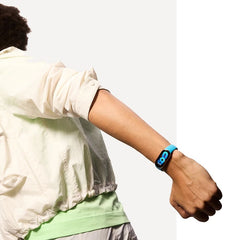 SILIKONARMBAND FÜR XIAOMI MI BAND 8 / 9 / NFC HEYBAND ICON SCHWARZ