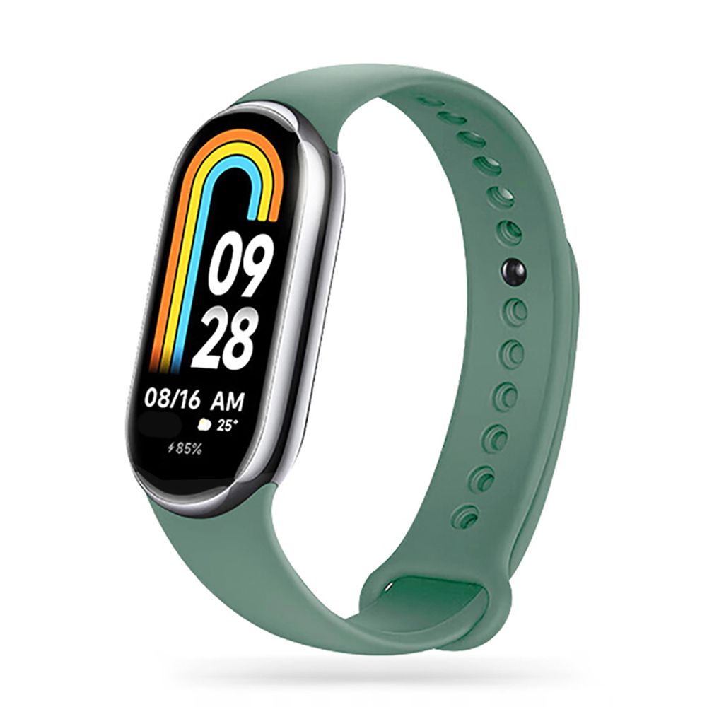 SILIKONARMBAND FÜR XIAOMI MI BAND 8 / 9 / NFC HEYBAND ICON OLIVE