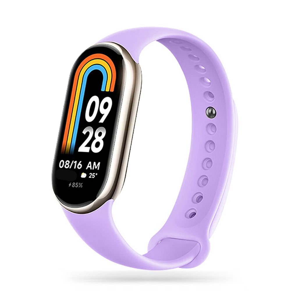 SILIKONARMBAND FÜR XIAOMI MI BAND 8 / 9 / NFC HEYBAND ICON VIOLETT