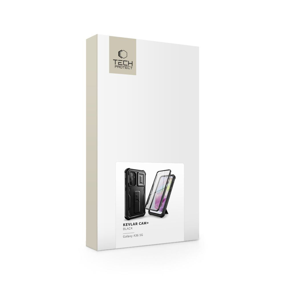 TECH-PROTECT KEVLAR CAM+ HÜLLE GALAXY A36 5G SCHWARZ